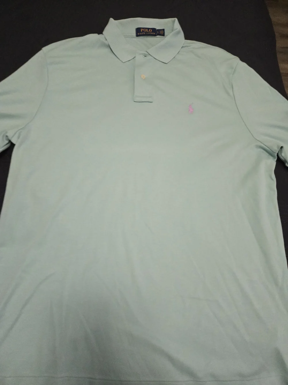Polo by Ralph Lauren Men's Mint Green Classic Piqué Polo Shirt Size L